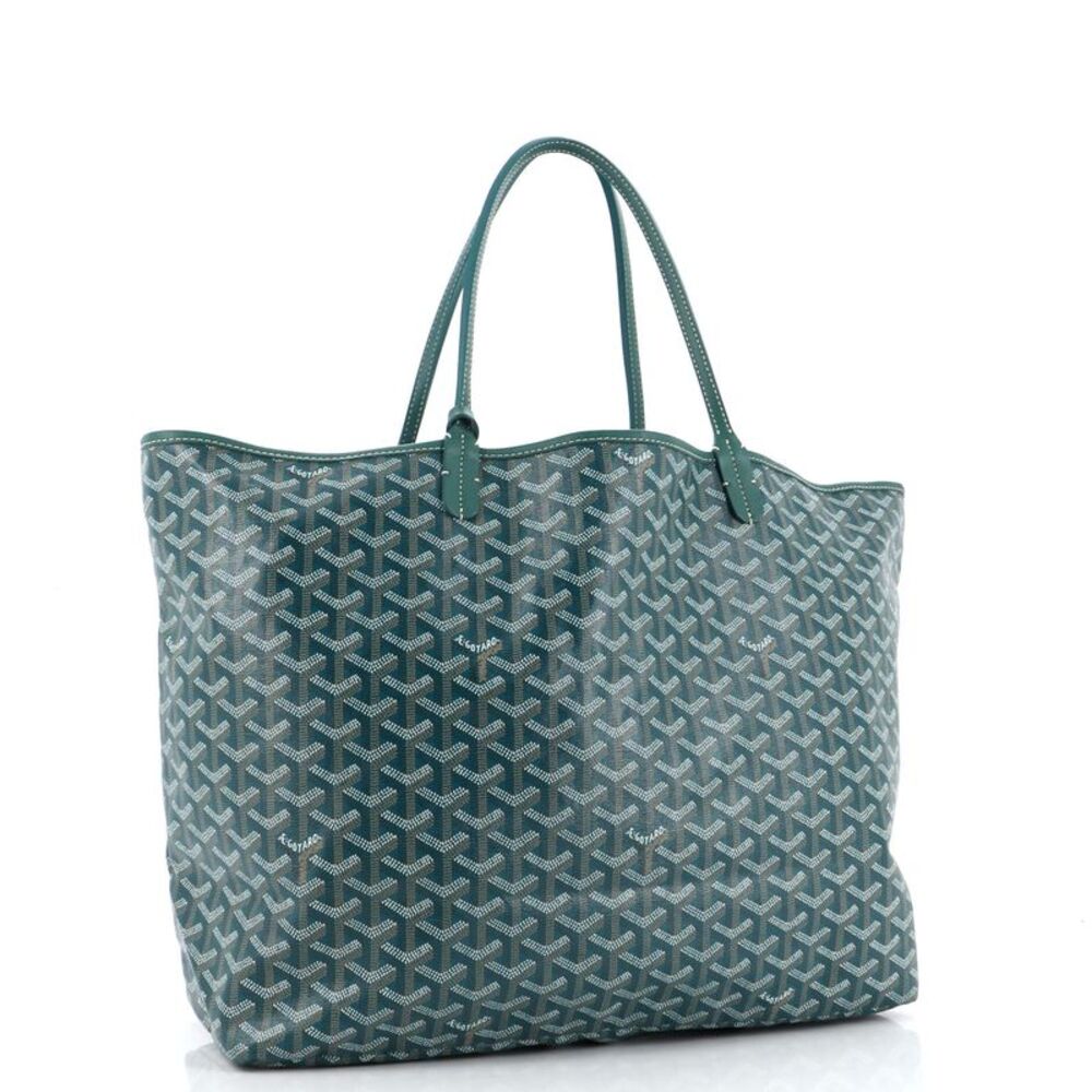 Goyard Saint Louis Tote Coated Canvas GM Green - Picture 3 of 9